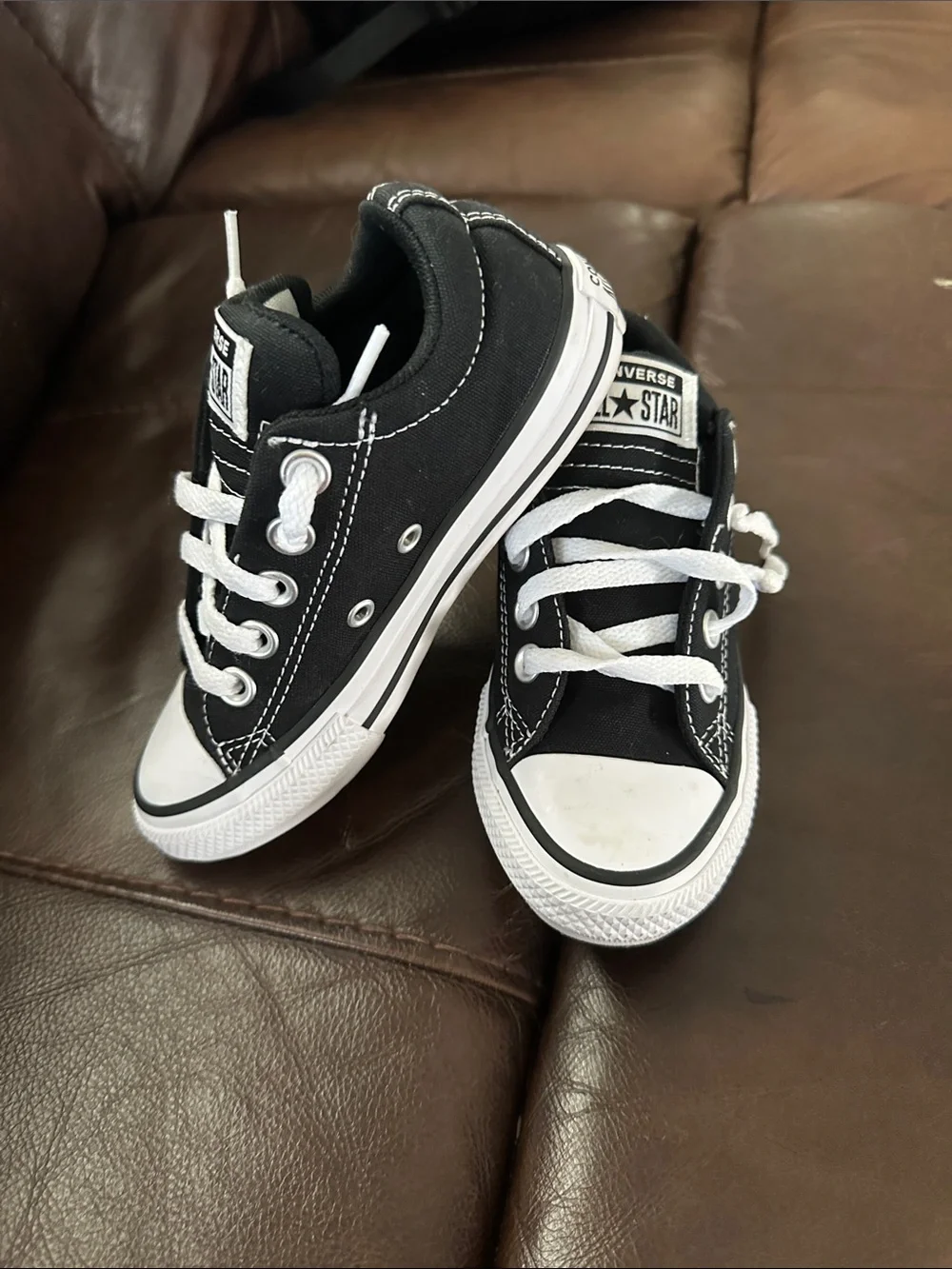 Converse Black & White Low Top Sneakers